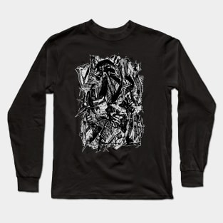 Death Abstraction Long Sleeve T-Shirt